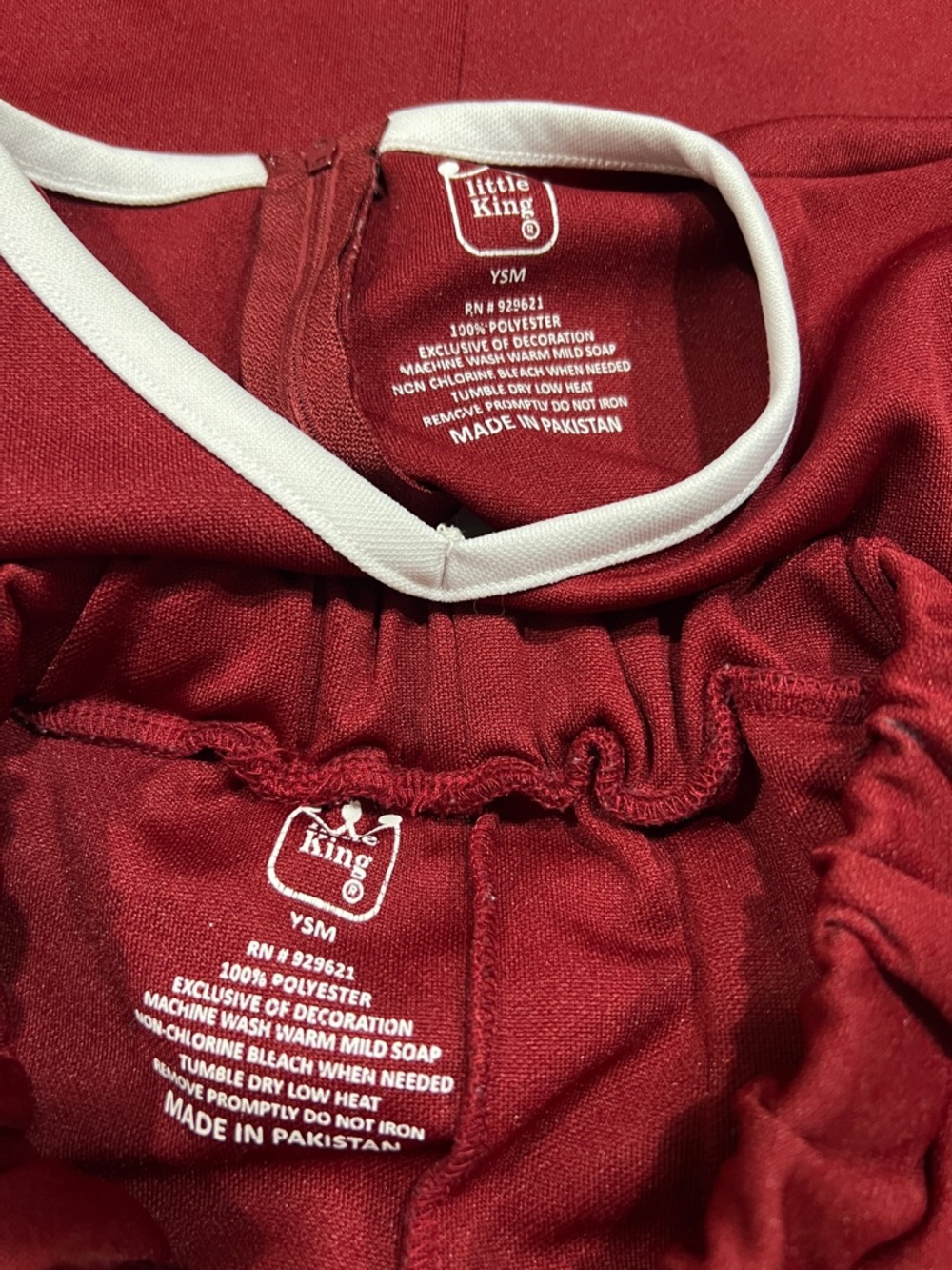 Little King Alabama Crimson Tide 2 piece cheer set size YSM - Picture 5 of 6